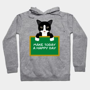 Advice Cat - Make Today A Happy Day Hoodie